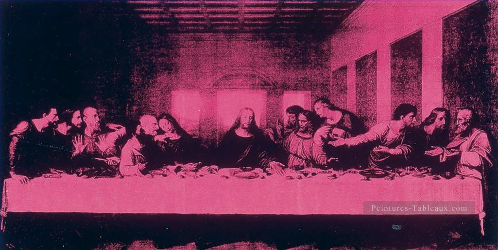 Dernier souper Purple Andy Warhol Peintures à l'huile
